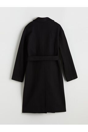 LCW Vision Kruvaze Yaka Kadın Kaşe Kaban Image 6