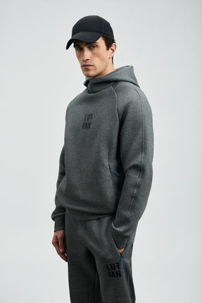 Snow Erkek Sweatshirt Antrasit Image 3