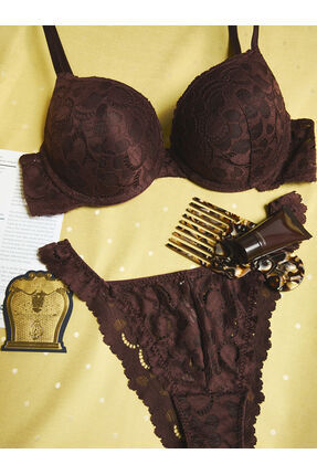 Seray Yeni Sezon Dantelli Brazilian Külot Image 0