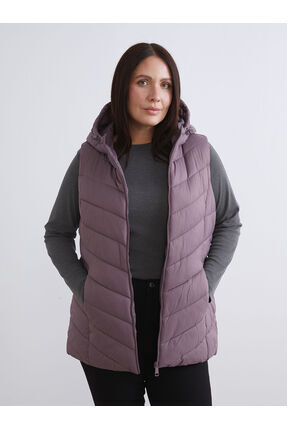LCWAIKIKI Kapüşonlu Kadın Şişme Yelek (W5) Image 1