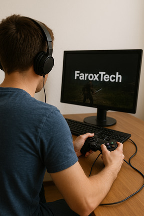 PC - PS3 Uyumlu Oyun Kolu - Hızlı Tepki - Kurulum Gerektirmez - Tak Çalıştır - Fifa Pes Uyumlu Image 1