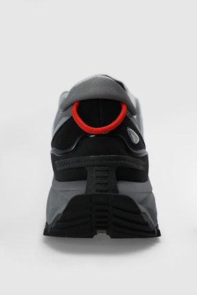 112230202 Edwın Sneaker Erkek Deri Ayakkabı SİYAH Image 4