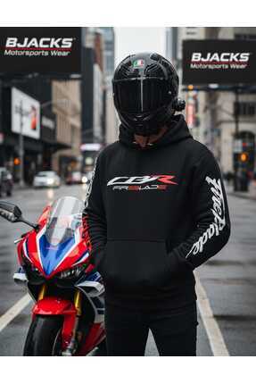 Honda Motorcu Hoodie – Gücün ve Tutkunun Sembolü Image 2