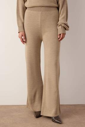 Vizon Kayık Yaka Kazak-Pantolon Triko Alt - Üst Takım TWOAW26AU00043 Image 2