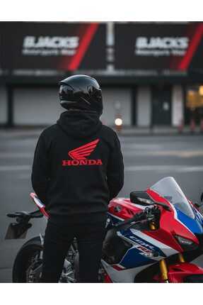 Honda Motorcu Hoodie – Gücün ve Tutkunun Sembolü Image 5