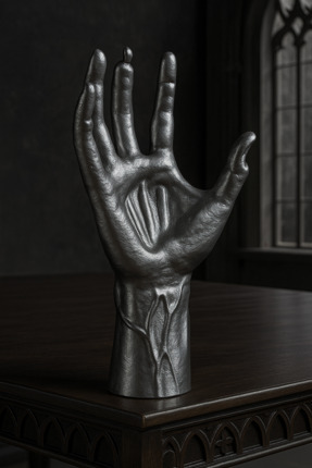 Cadılar Bayramı İskelet El – Korku Temalı Halloween Dekoratif El Figürü | 18 Cm Image 2