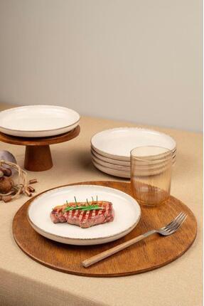 Moderna 6 Parça 19 Cm Düz Tabak Tarçın Image 0