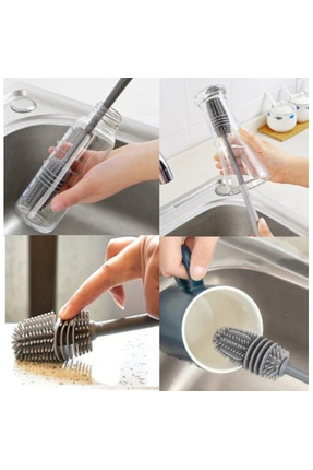 HER ŞEY TREND Biberon Vazo Kavanoz Termos Temizleme Fırçası Image 4