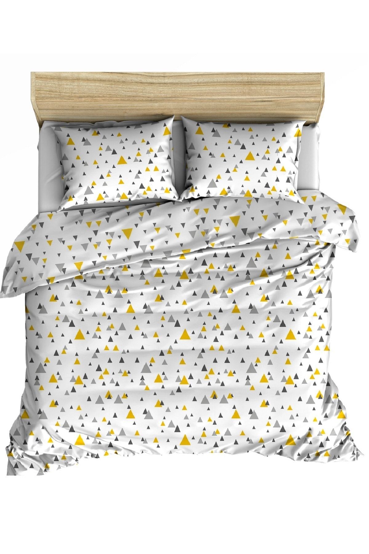 makiteks %100 Pamuk Kışlık Flanel Pazen Battal Boy Nevresim Seti 240x220, 2 Adet 50x70 Yastık Kılıfı
