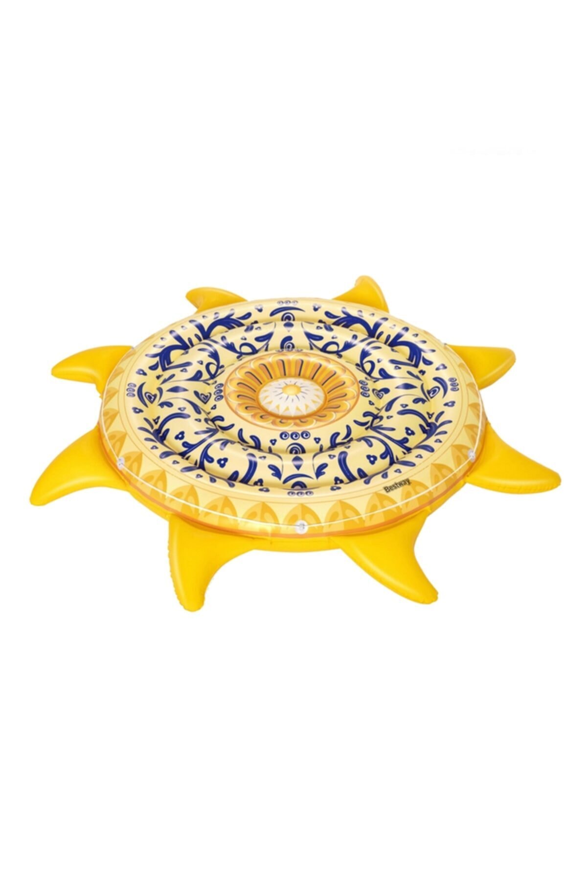 BESTWAY Beyaz At - Float'n Fashion Güneşli Yatak 226 X 226 Cm 43391. - Beyaz At