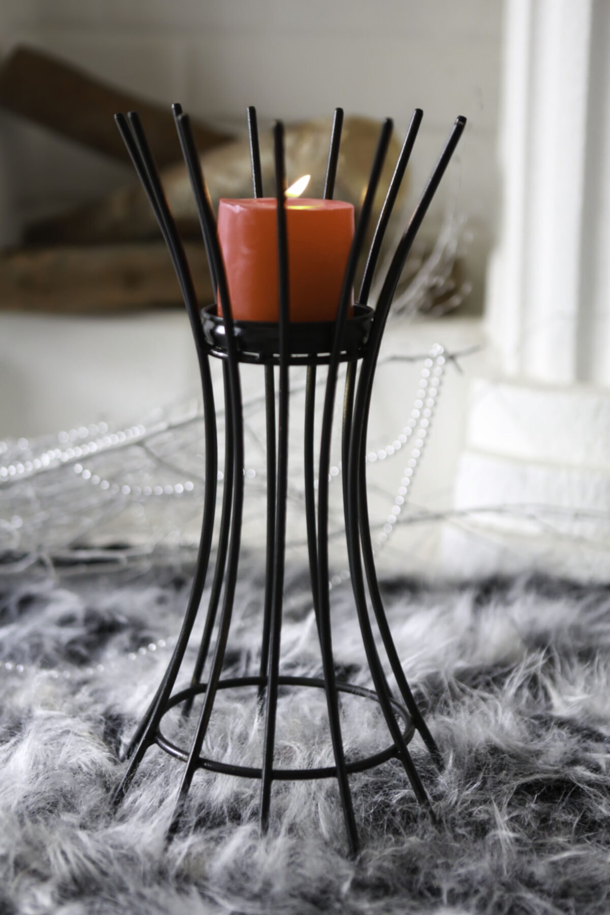 Ege art decor Dekoratif Metal Şamdan,mumluk