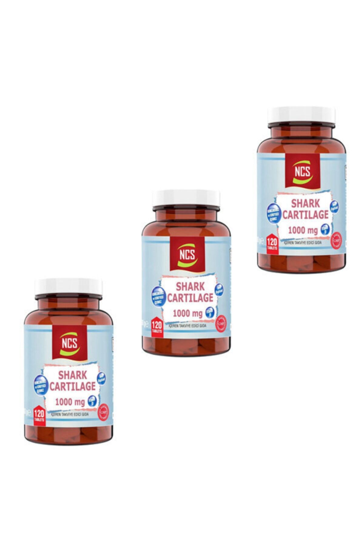 NCS Shark Cartilage 1000 mg 120 Tablet 3 Kutu