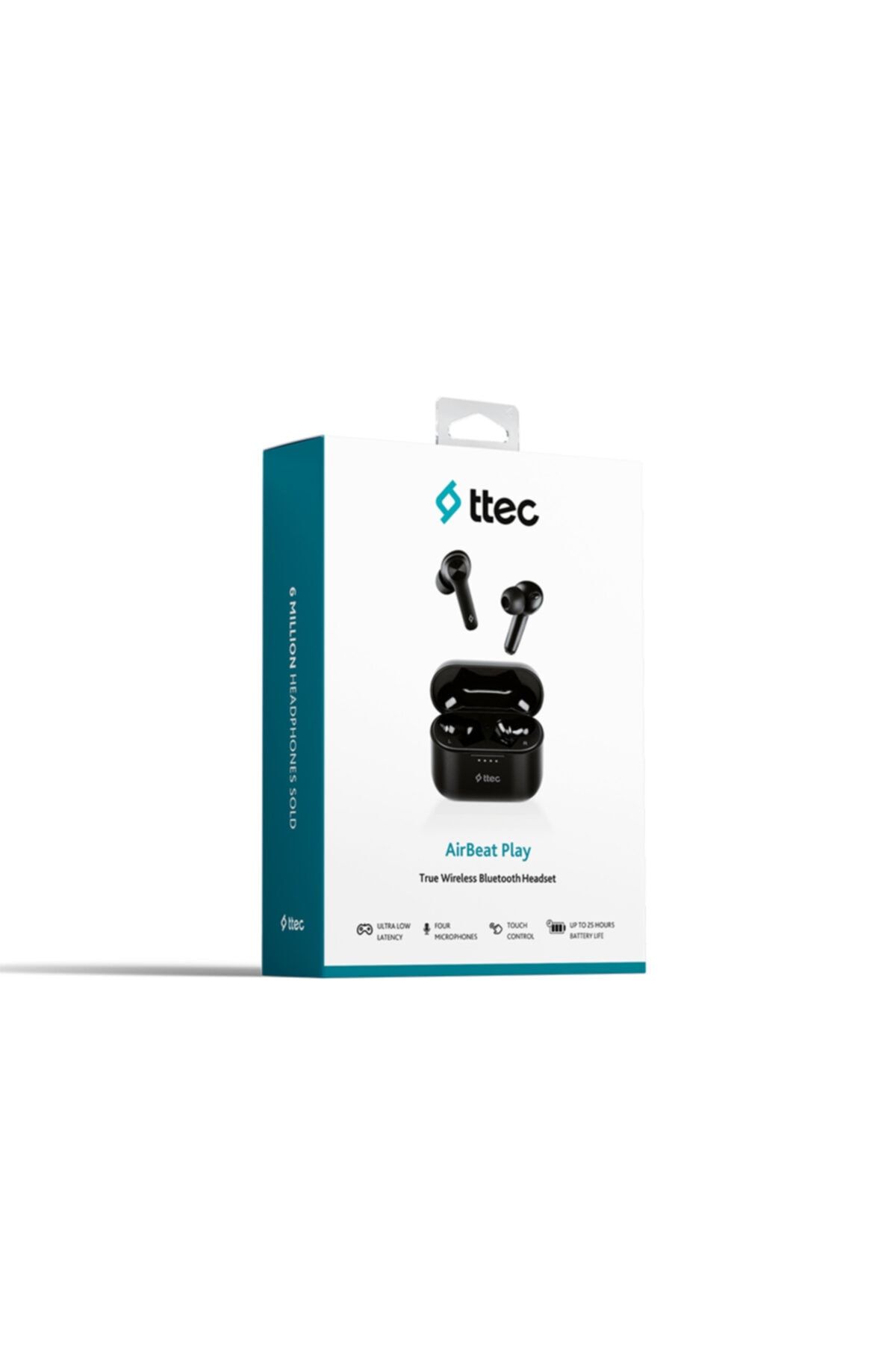 Ttec Yeni Airbeat Play Gerçek Kablosuz Tws Bluetooth Kulaklık Siyah