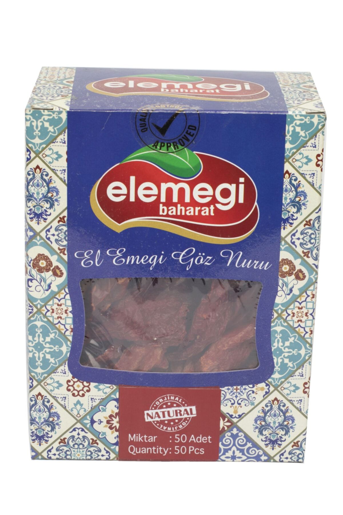 El Emeği Dolmalık Kuru Biber Tatlı 1 Bağ ( Takribi 50 Adet )