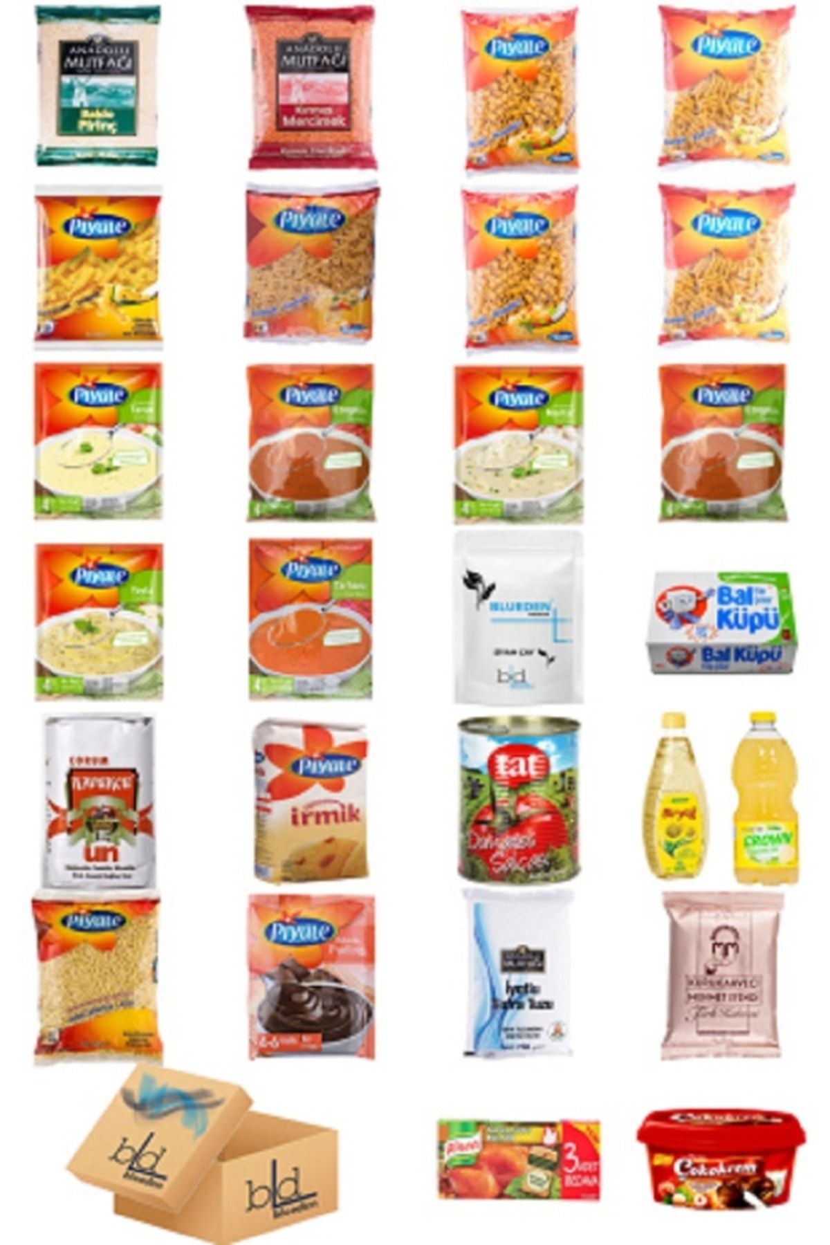 Blueden Kumanya Ramazan Gıda Paketi 27 Parça 116 Nolu Paket