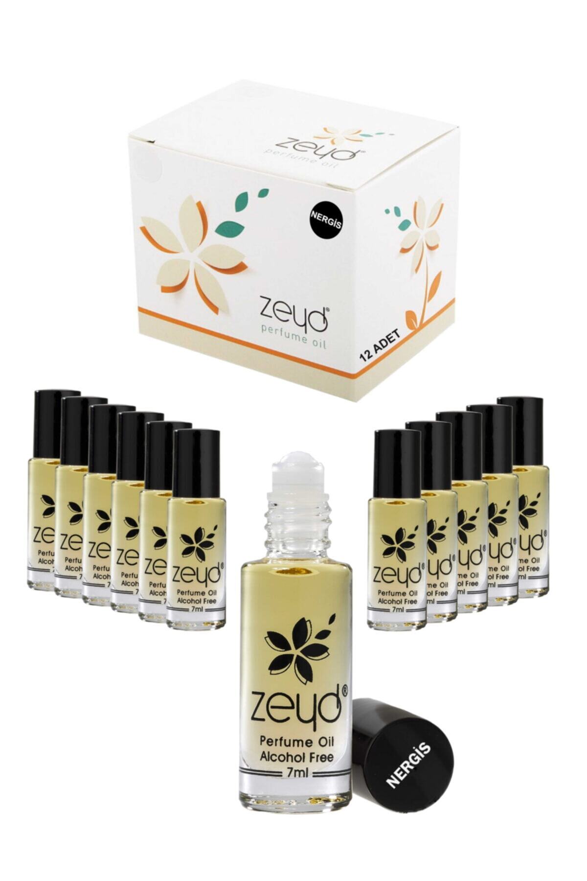 ZEYD ESANS Nergis -7 Ml / 12 Adet / Roll-on - Alkolsüz - Cep Esans