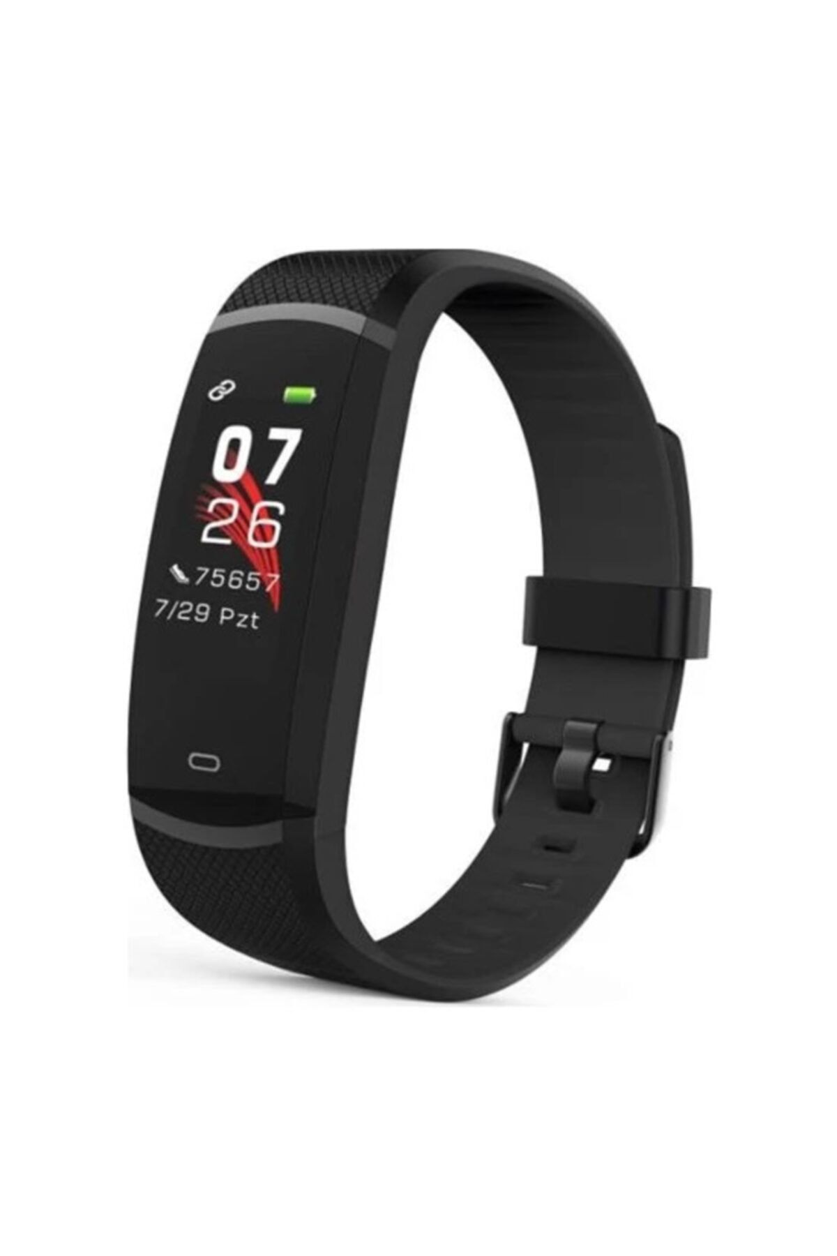 LENOVO Hx11 Adımsayar Suya Dayanıklı Akıllı Bileklik Saat Siyah