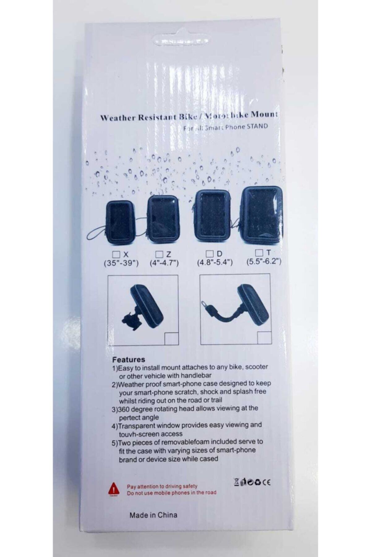 batı Motosiklet Ve Bisiklet Telefon Tutucu Suya Dayanıklı - Xlarge