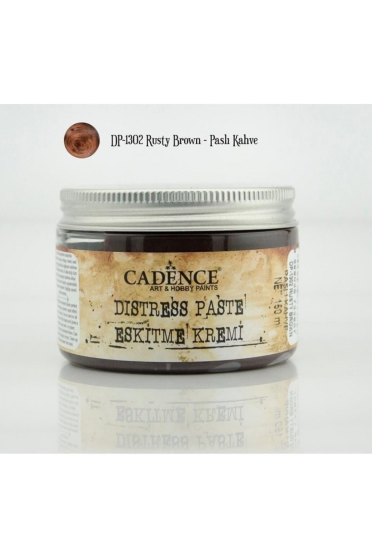 Cadence Distress Paste Eskitme Kremi 150 ml. 1302 Paslı Kahve