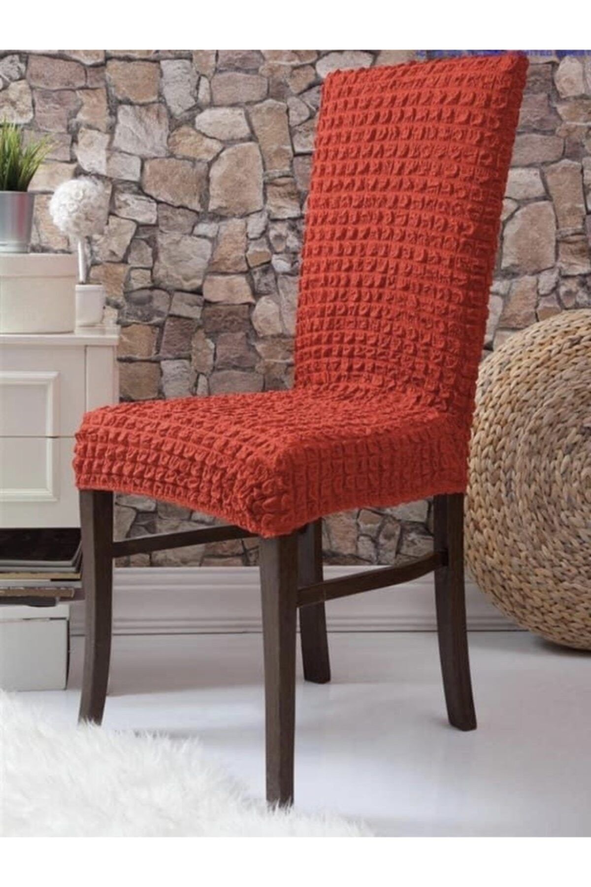 ROSEAY Bürümcük Sandalye Örtüsü 6lı Sandalye Kılıfı