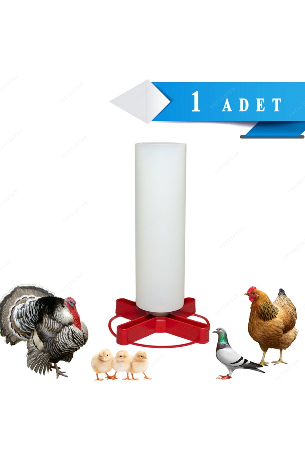 Endiket 1 Adet Güvercin Pet Şişeli Suluk Aparatlı 750 Ml Kapasiteli Güvercin Muhabbet Kuşu Papağan