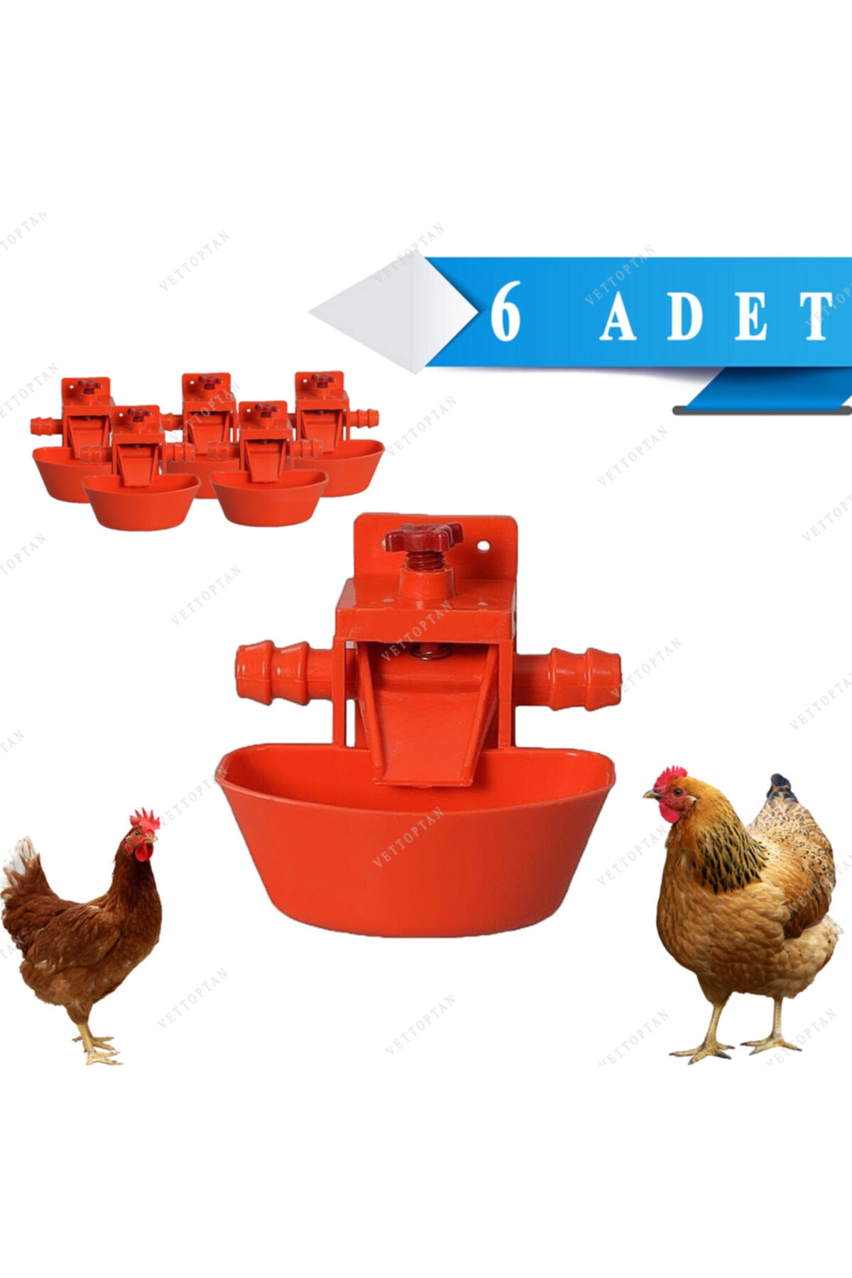 Endiket Otomatik Akıllı Tavuk Civciv Suluğu Suluk 6 Adet Hindi Ördek Bıldırcın Güvercin Yumurta Yumurtacı