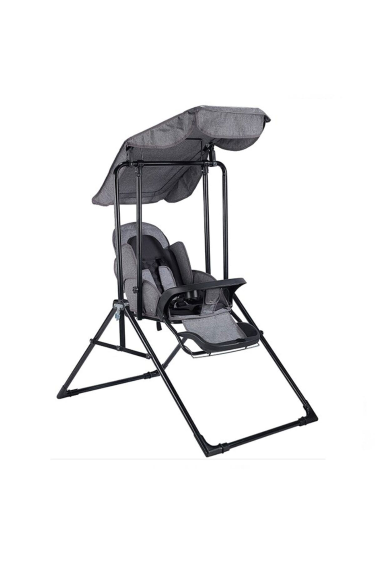 SeSi Babyhope 804 Lüks Yatarlı Salıncak Kırçıllı Gri