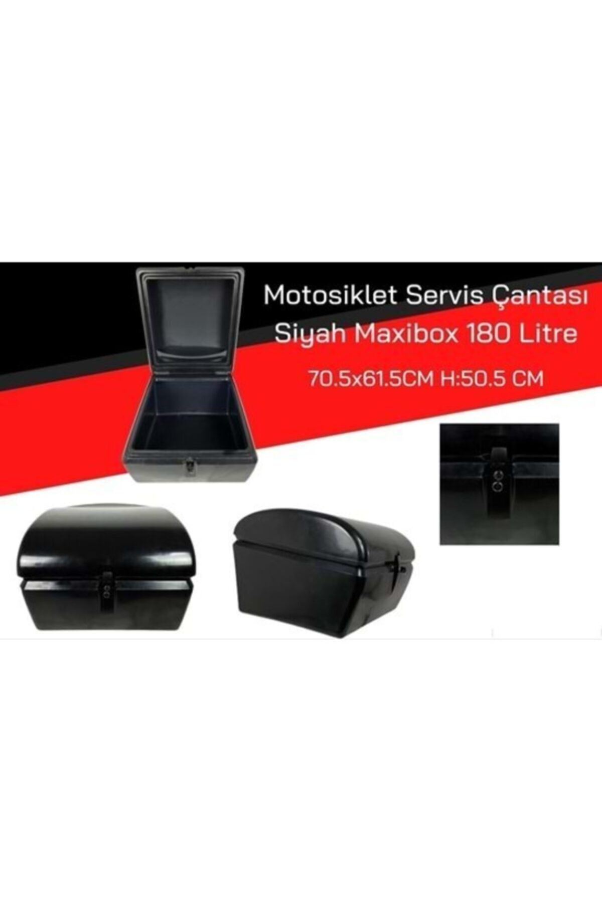 NamTuning Kurumsal Motosiklet Servis Çantası 180 Lt Maxi Boy Siyah