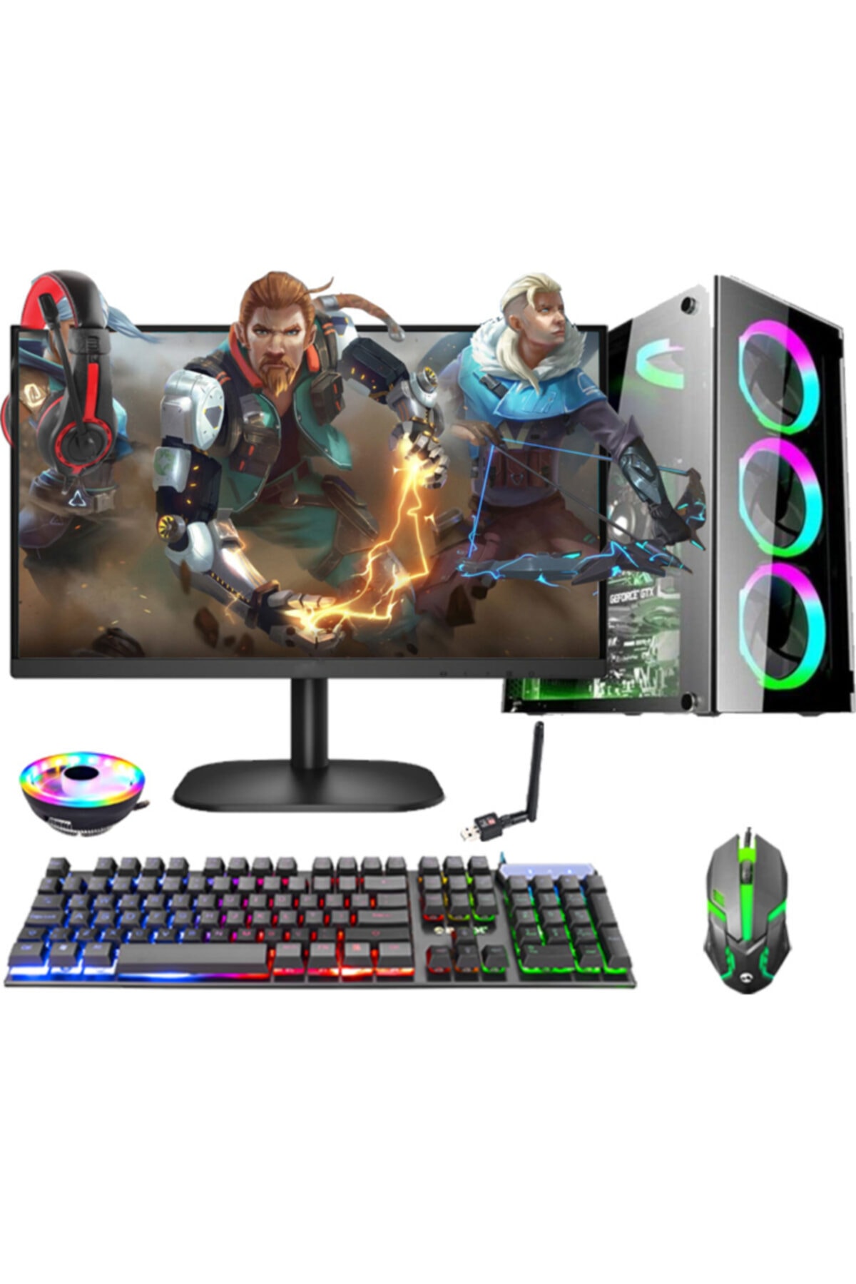 Aizen Gx89 I5-3470 8gb 320 Hdd 128 Ssd Gtx 750ti 21,5\