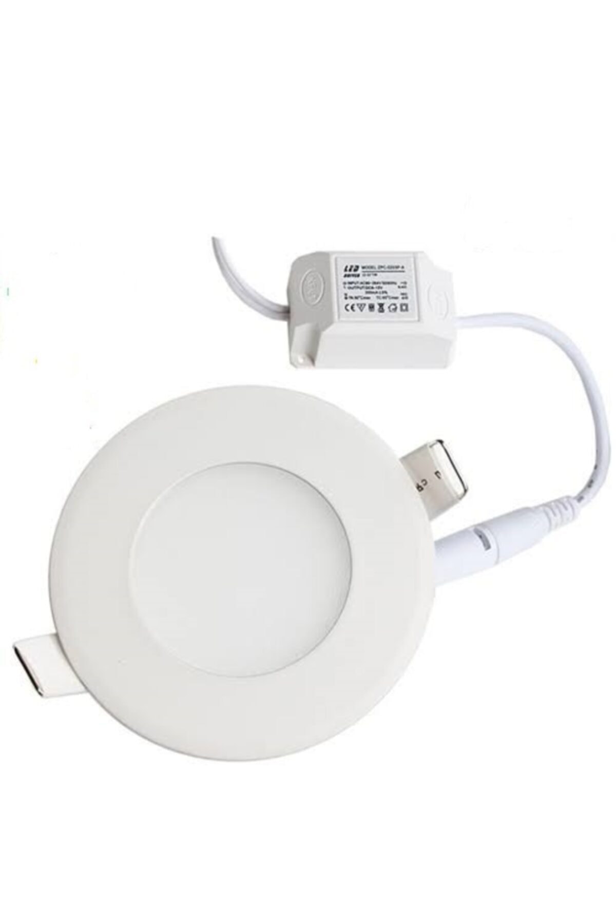 Pelsan 3w Slim Led Panel Yuvarlak 6500k Beyaz Işık 3w Slim