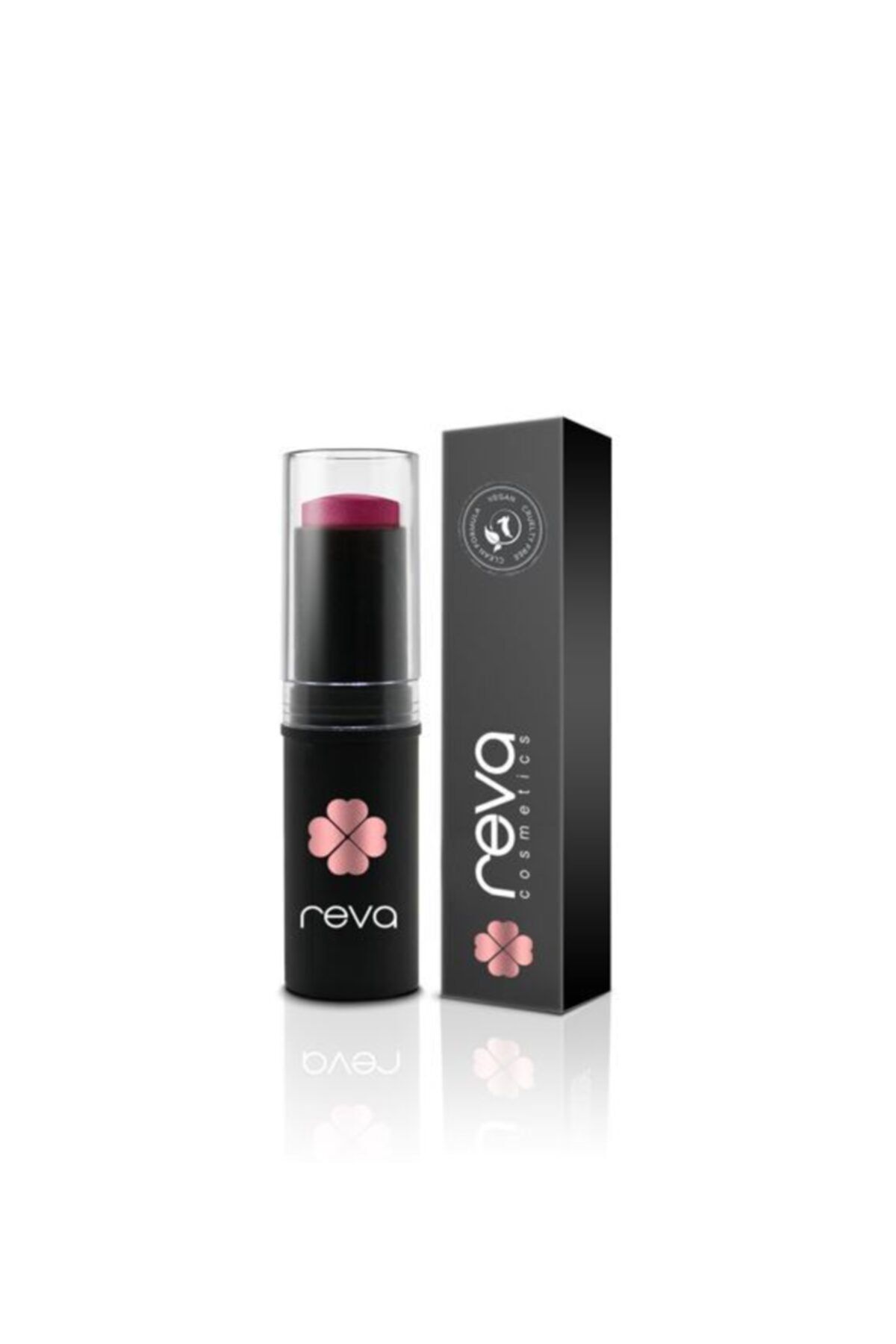 REVA Stıck Allık Far Dudak Renklendirici 3 In 1 -lıp Cheek Eye Tınt Beet Red Vegan