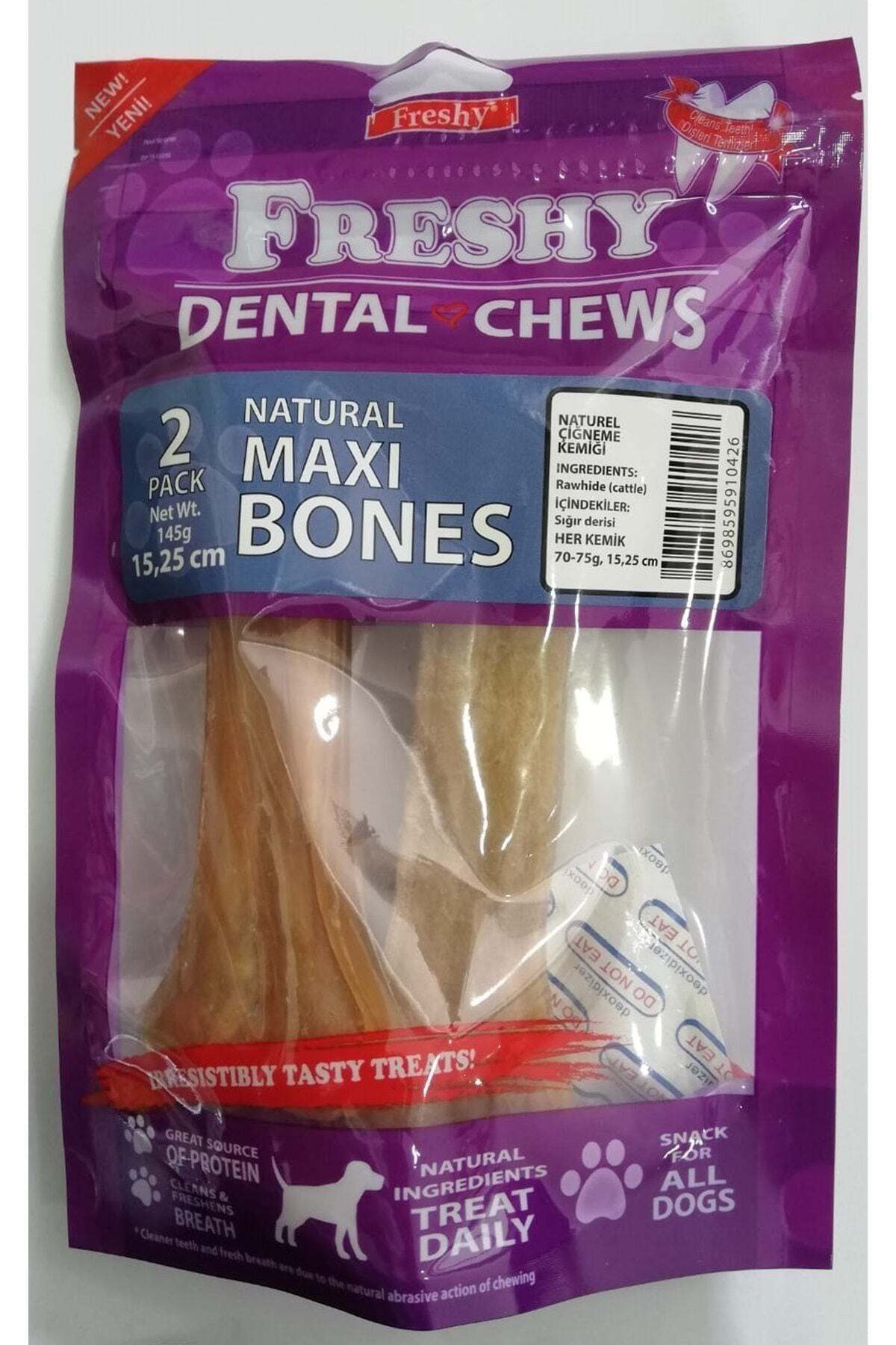 Freshy Maxi Bones Naturel 2li 15,25 Cm