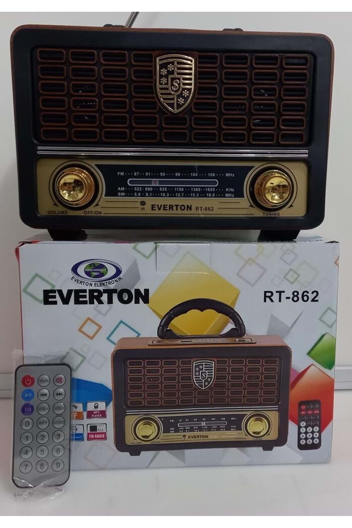 ShoppingFarm Everton Rt-862bt Usb/sd/fm/bluetooth Destekli Kumandalı Nostaljik Radyo