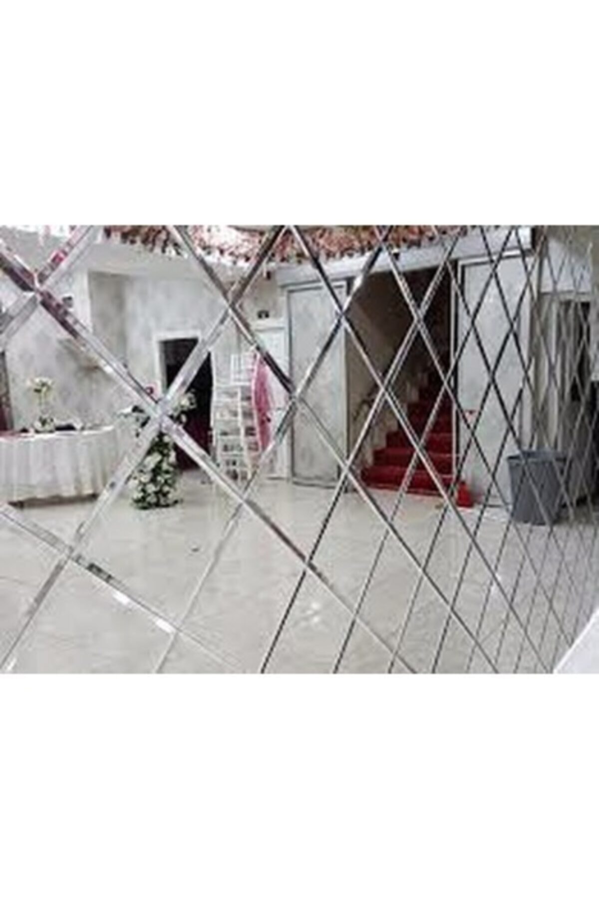 BLC YAPI 150 En X 100 Boy Bizoteli Baklava Ayna