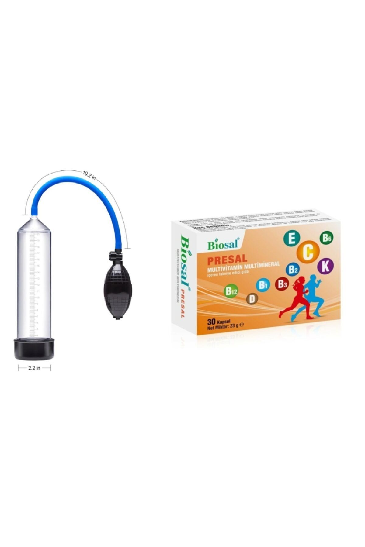 Biosal Penis Vakum Pompa Hediyeli Set