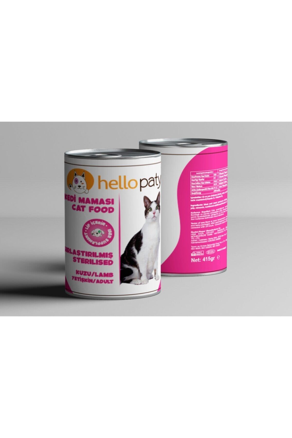 Hello Paty Easepet Hellopaty 24 Adet 415 gr Yetişkin Kedi Kısırlaştırılmış Mama Yaş Konserve Maması