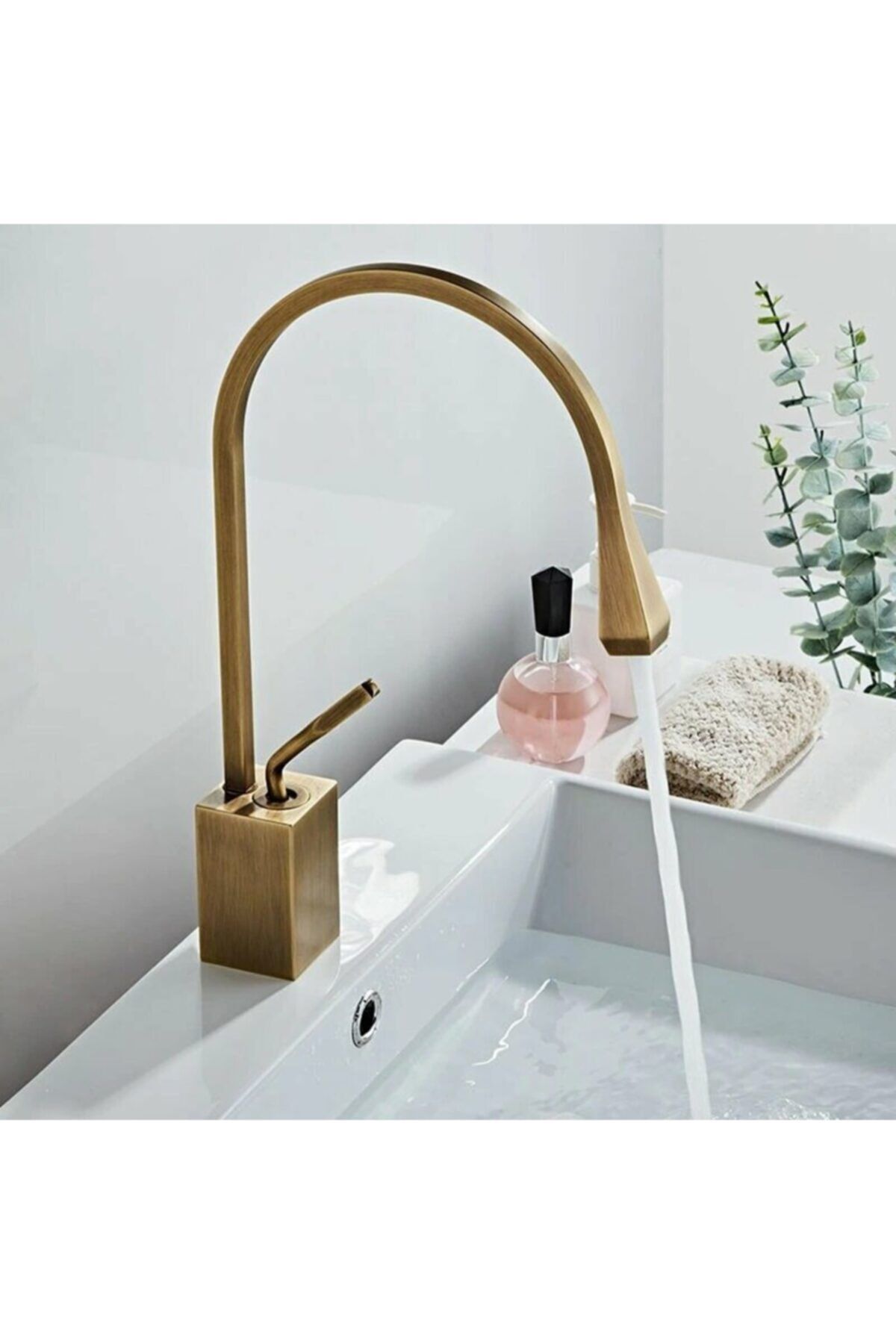OEM Banyo Lavabo Bataryası Antik Yeni Kare Kısa Model 5 Yıl Garantili