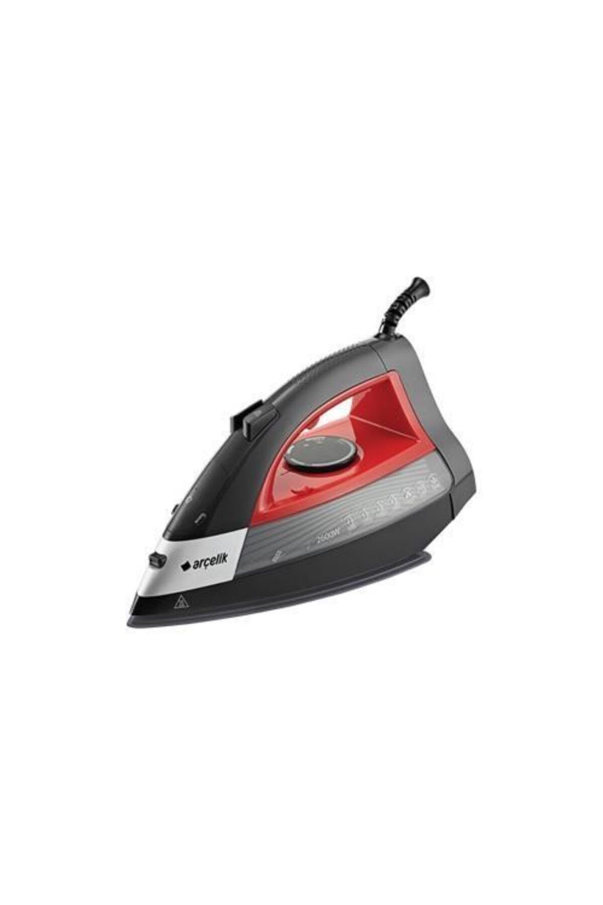 Arçelik K 4612 Seraik Taban Buharlı Ütü Kırmızı Siyah