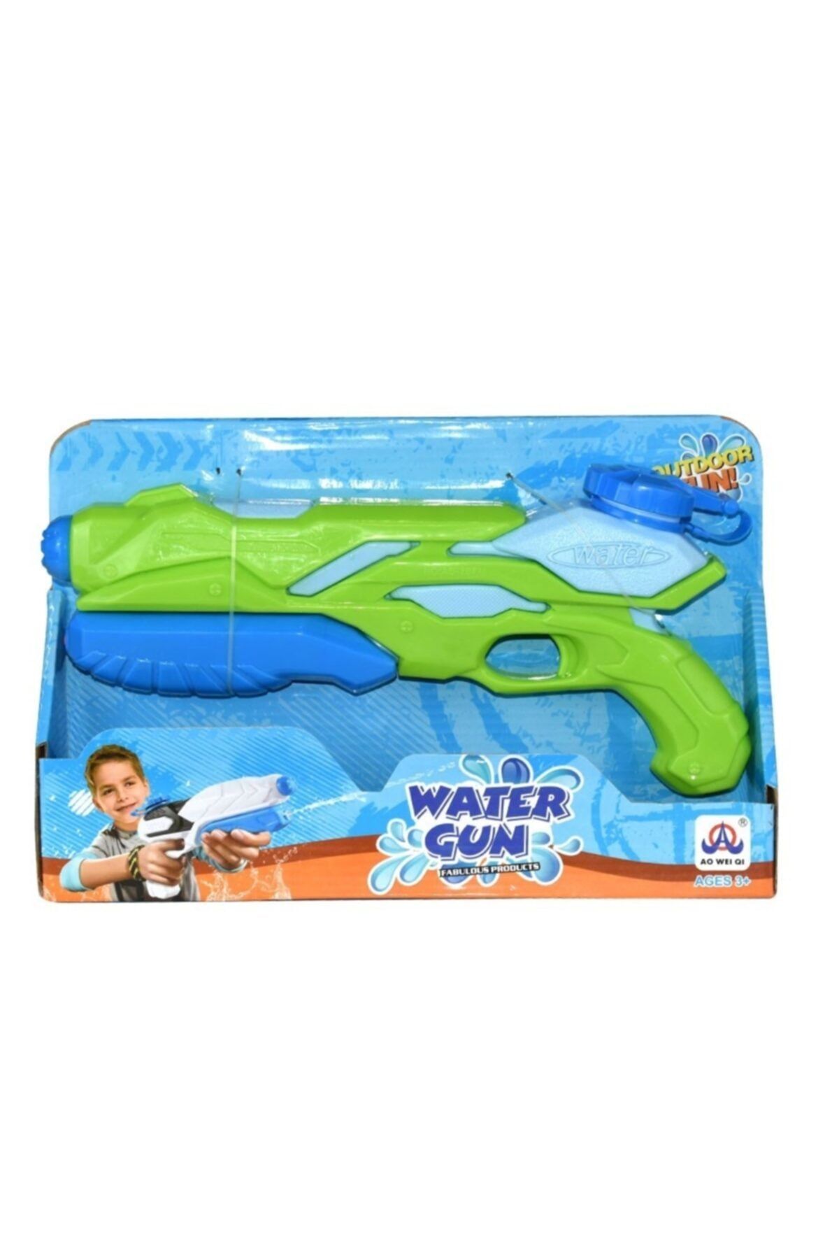 water gun Su Tabancası Yeşil-mavi Renk