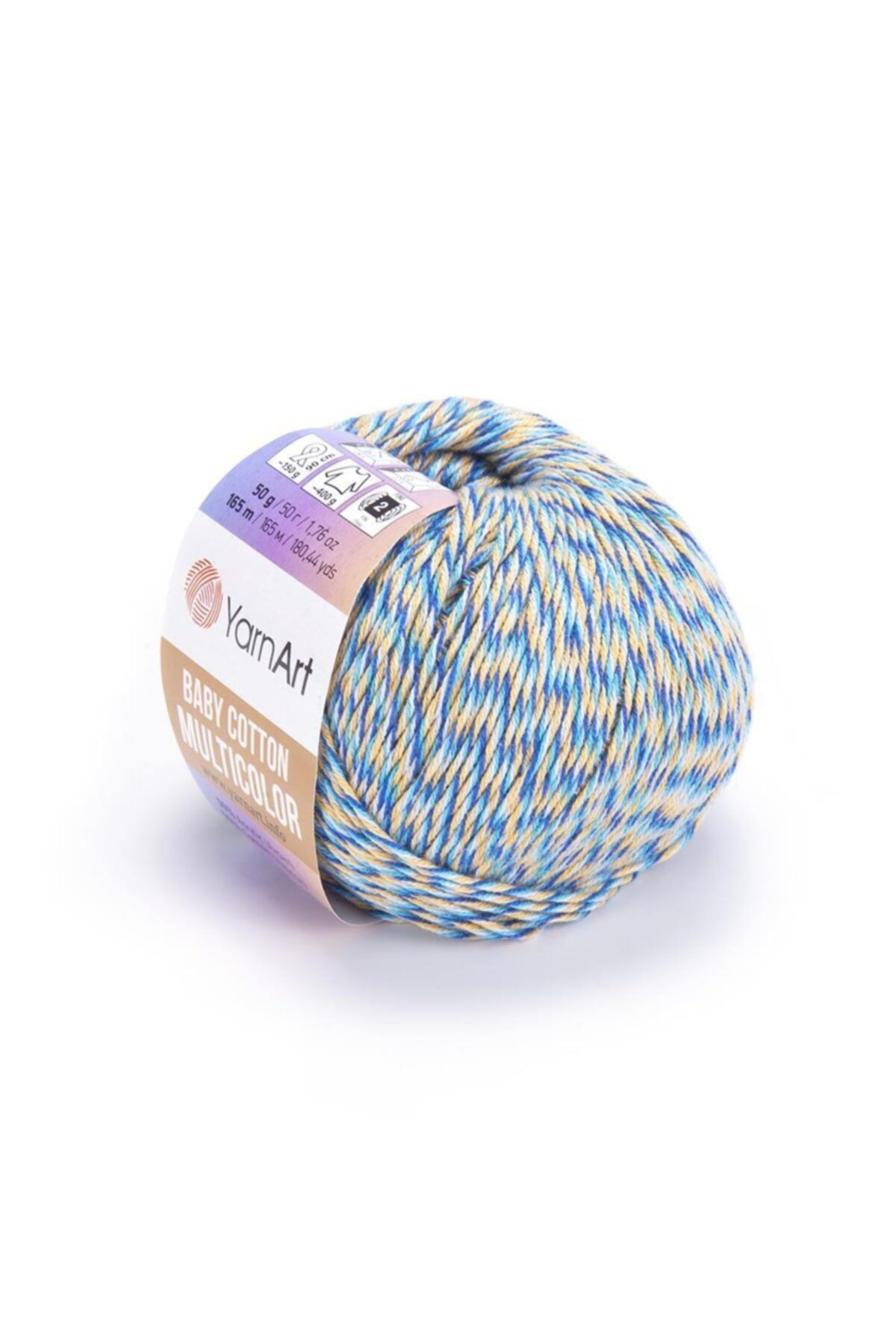 Yarnart Baby Cotton Multıcolor - Ebruli El Örgü Ip Ebruli-5211