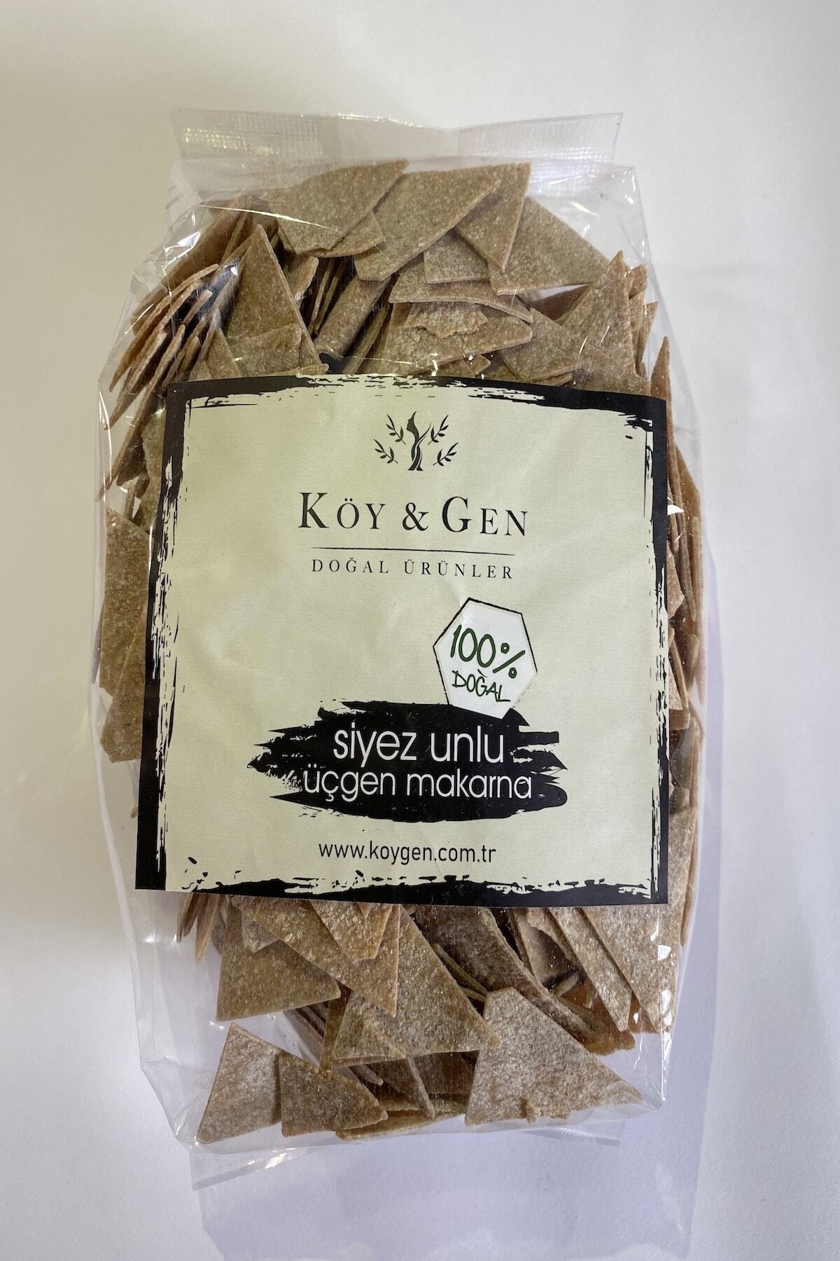 KÖY&GEN Siyez Üçgen Makarna 400 gr El Yapımı  Yöresel