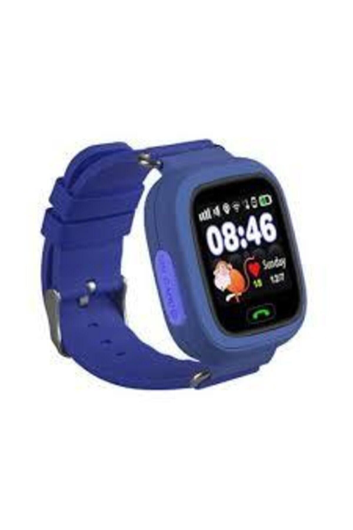 SmartBlade Q90 Gps Telefon Akıllı Çocuk Saati Gps Konum Takibi Çift Yönlü Arama-lacivert