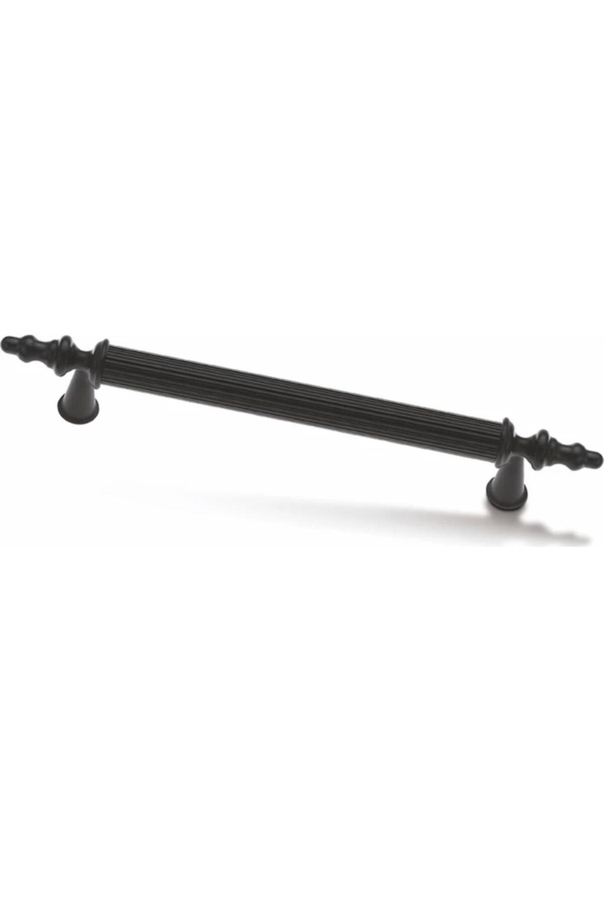 Asil Metal Inci Mat Siyah Lüks Modern Dolap Çekmece Kulpları (2 Adet ) 96 Mm