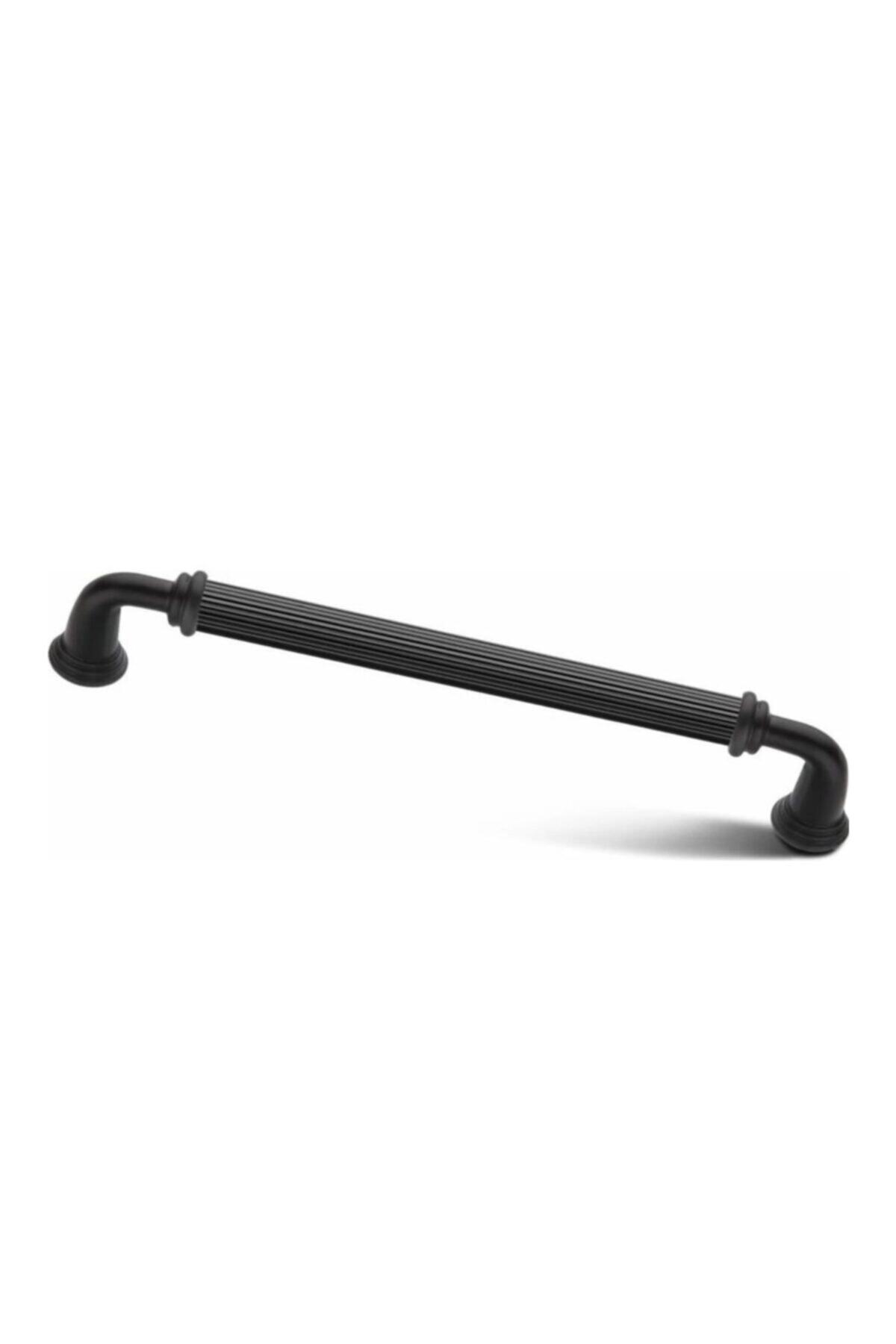 Asil Metal Yakut Siyah Modern Lüks Mobilya Dolap Çekmece Kulpları (2 Adet ) 224 Mm