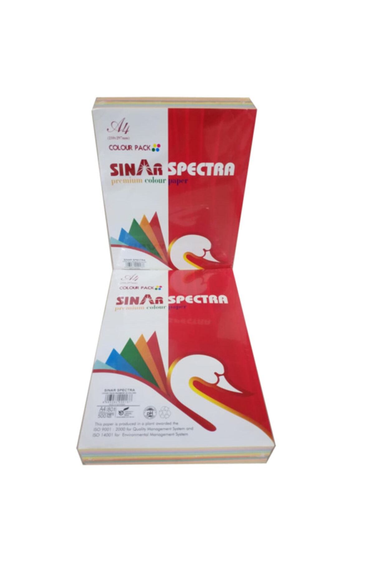 Sınar Kağıt Sınar Renkli Fotokopi Kağıdı 500 Lü A4 80 Gr 20 Renk Karışık Renkler