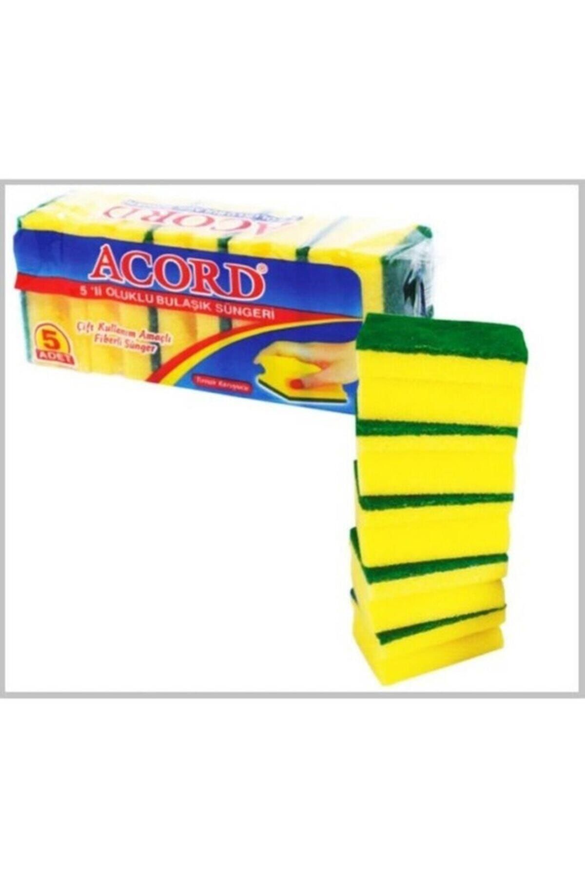 Acord Oluklu Süngeri 2*5li Paket
