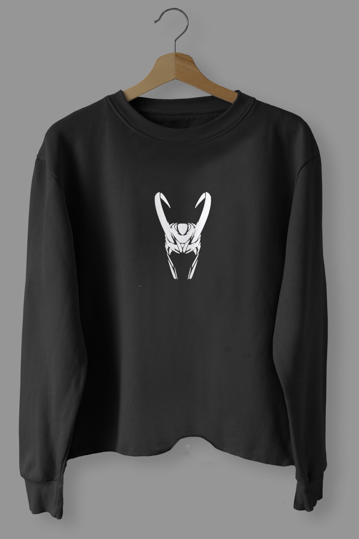 Glorified Loki Tasarım Baskılı Mevsimlik Oversize Sweatshirt