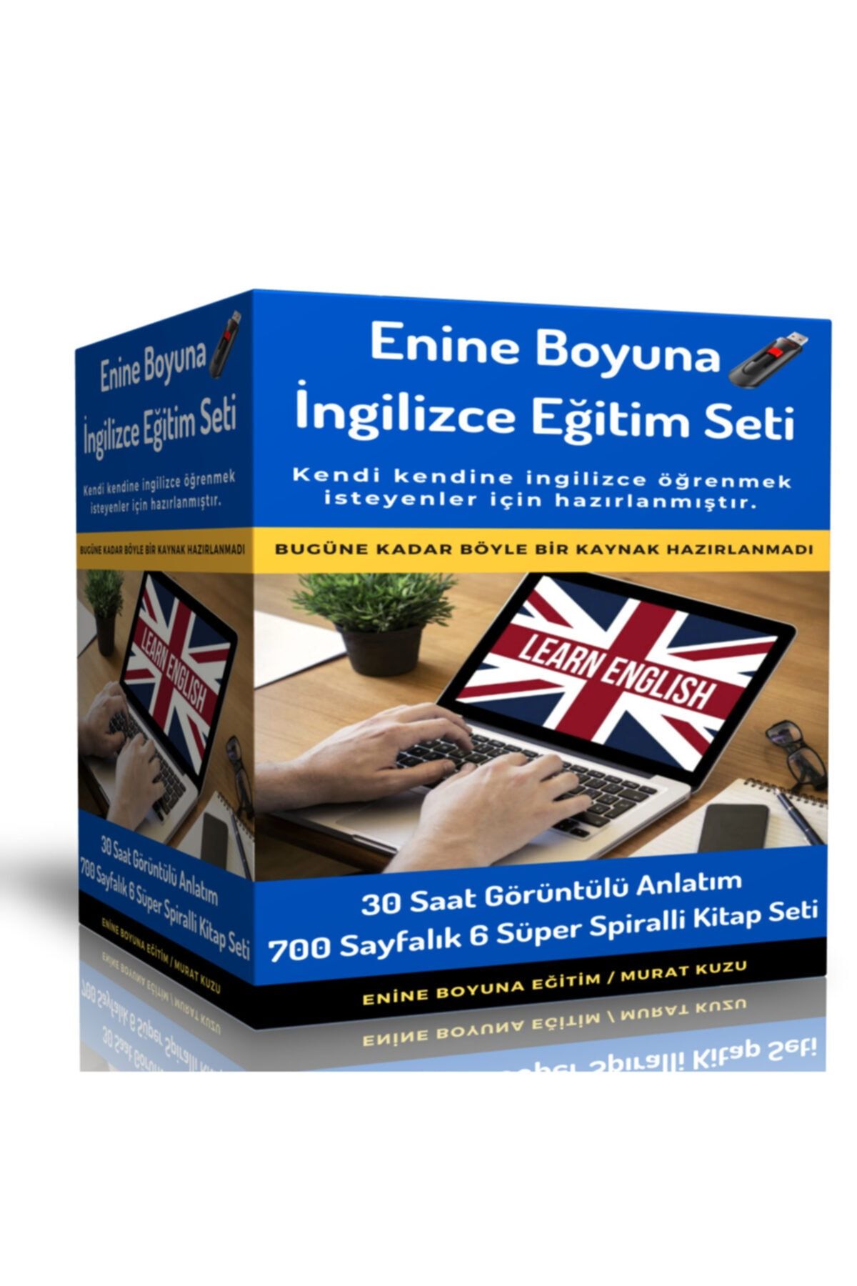 Enine Boyuna Eğitim Enine Boyuna Ingilizce Eğitim Seti (renkli)