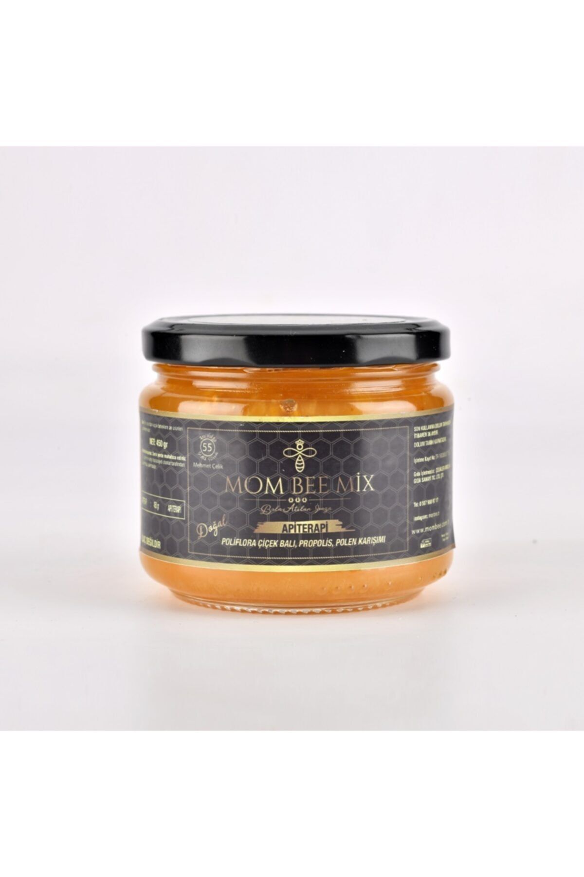 mombee arı ürünleri Mombee Mix Bal,polen, Propolis Karışımı 450 gr