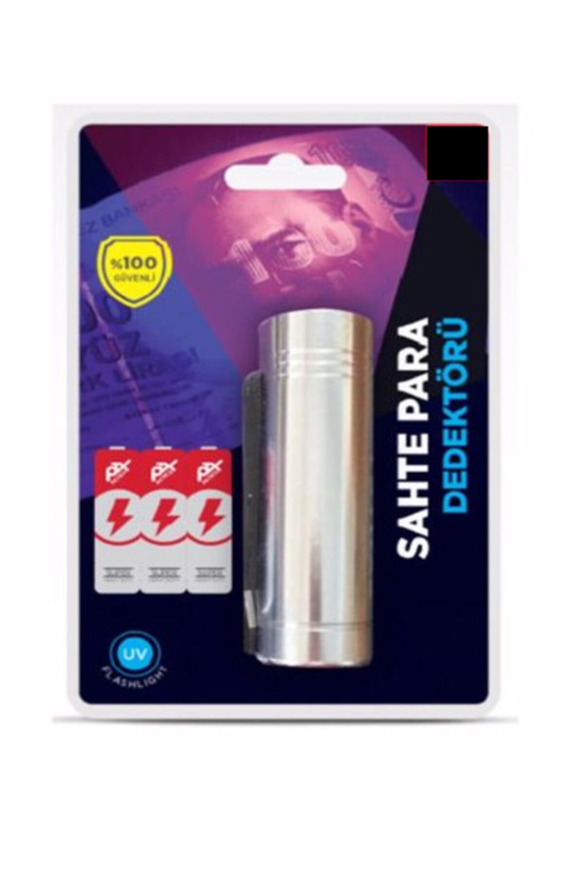 fikirstore Uv Mor Işıklı Sahtepara Kontrol Feneri